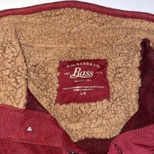 GH Bass 1/4 Button Down Sweater - Large